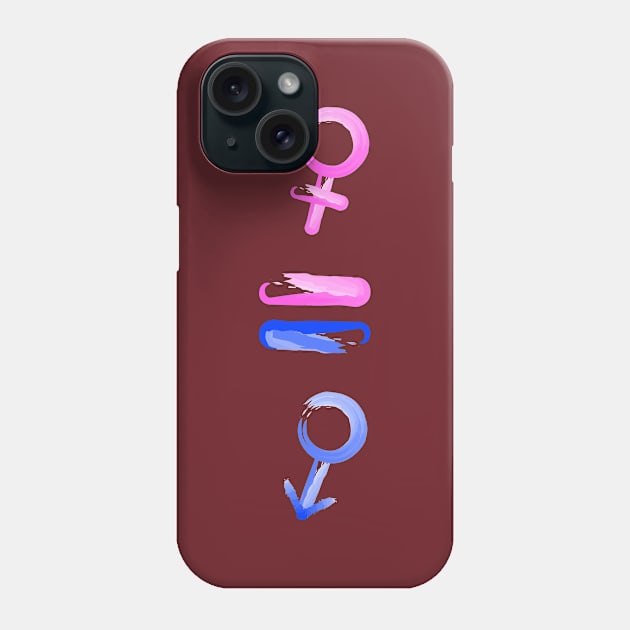 Equality! Equal pay for equal work. Phone Case by Crazy Collective