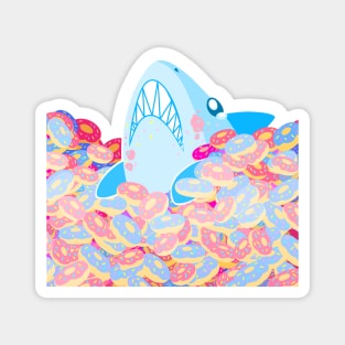 Sharks and Donuts Magnet