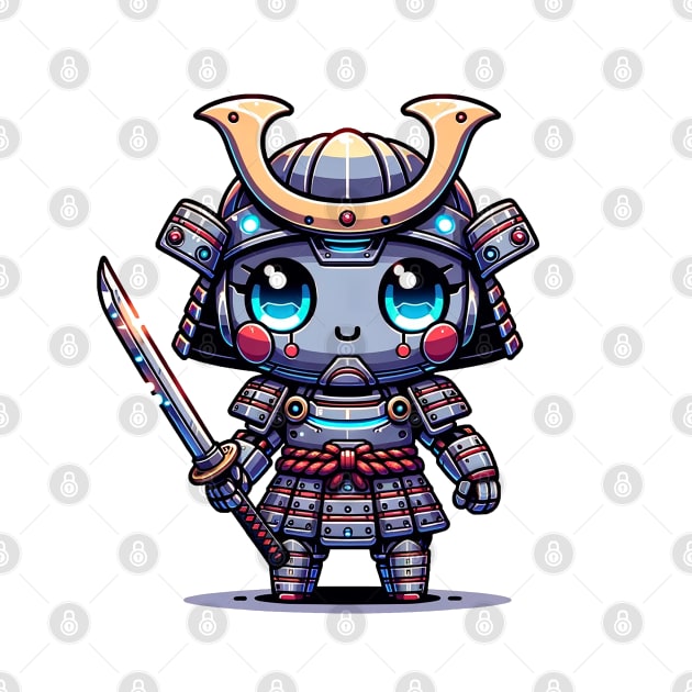 cute robot samurai by Ferdi Everywhere