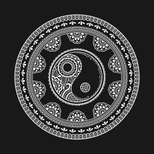 Yin Yang Yoga Mandala T-Shirt