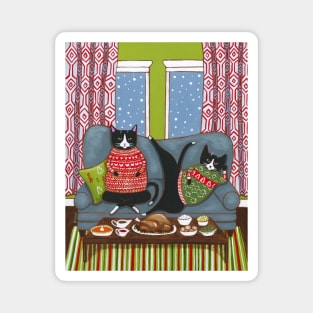 Holiday Couch Potatoes Magnet