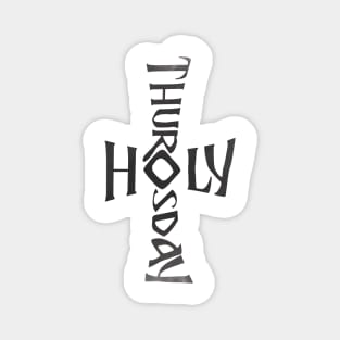 Holy Thursday Jesus Cross Magnet