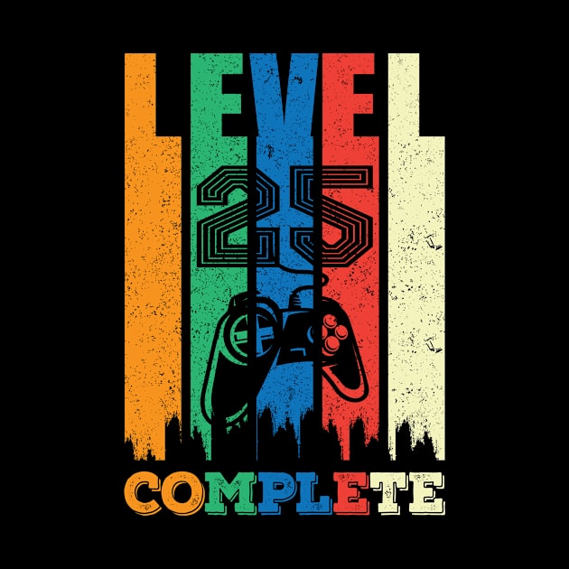 25th Birthday Level 25 Complete Gamer Gift by SinBle