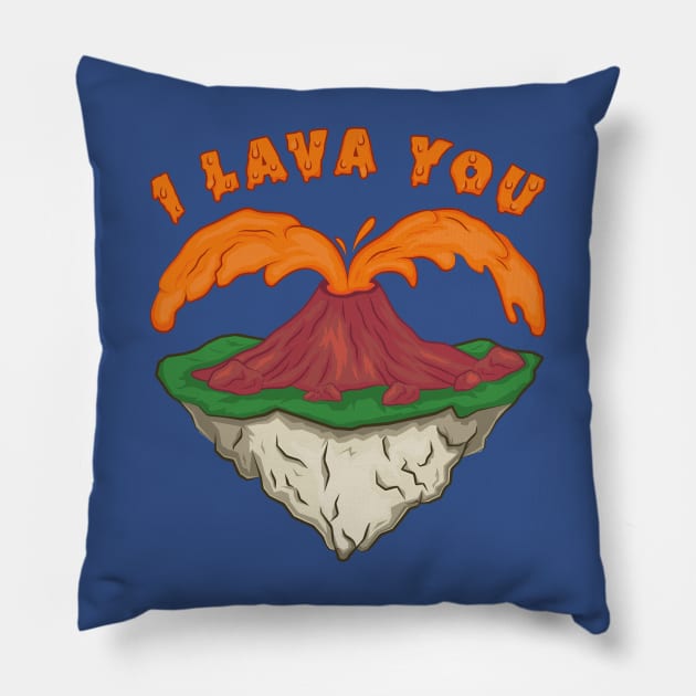 I lava you Pillow by Mako Design 