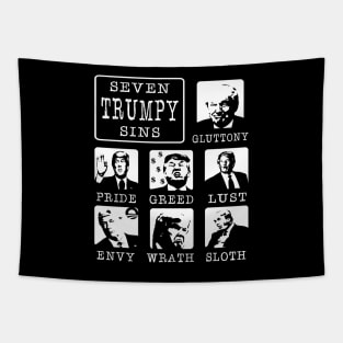 Seven Trumpy Sins Tapestry