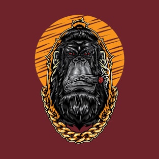 Swag Gorilla Face T-Shirt