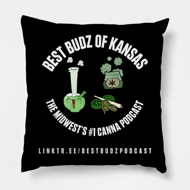 Season #3 new merch 2 Pillow by Best Budz Podcast