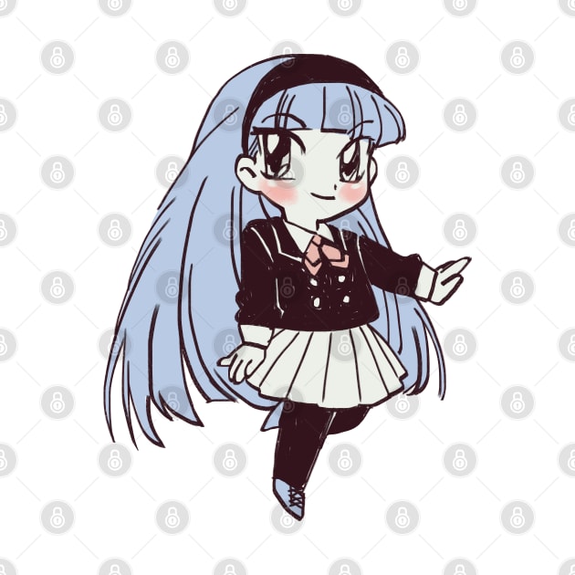 I draw chibi Umi Ryuuzaki / magic knight rayearth by mudwizard