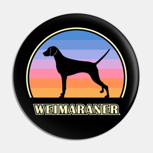 Weimaraner Vintage Sunset Dog Pin