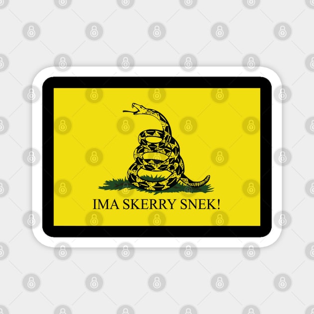 IMA SKERRY SNEK Magnet by Illustratorator