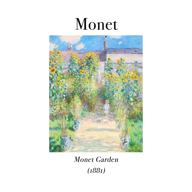 Claude Monet Garden by thecolddots