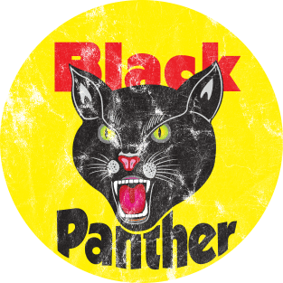 Black Panther Black Cat Magnet