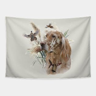 English Setter Art Tapestry