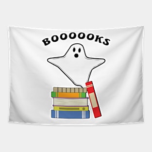 Ghost passionate about books - Funny Tapestry