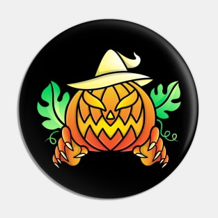 Pumpkins Face Character Pin