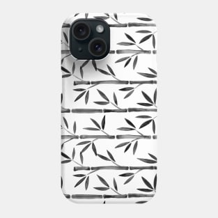 Black Bamboo Phone Case