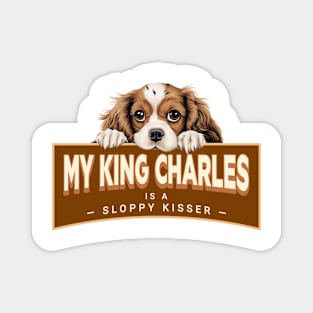 My King Charles Cavalier is a Sloppy Kisser Magnet