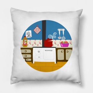 Mediterranean Kitchen Pillow