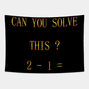 CAN YOU SOLVE THIS? Tapestry