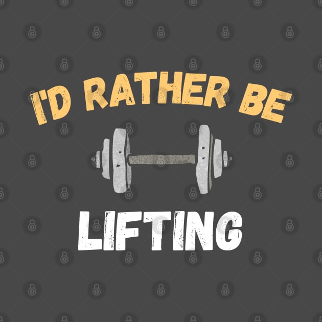 I'd rather be lifting by High Altitude