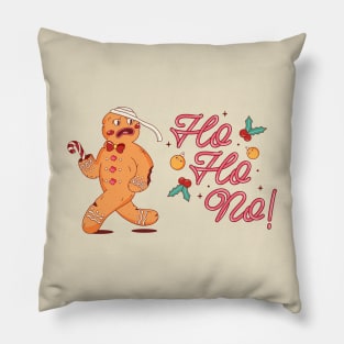 Gingerbread Ho Ho No Pillow