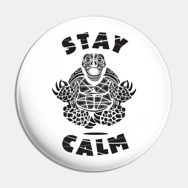 Stay Calm Pin by Kopirin