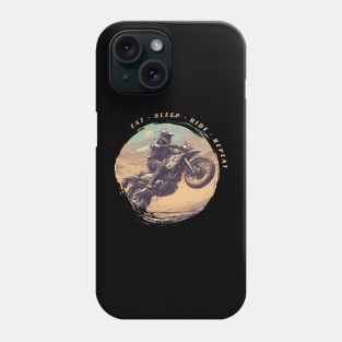 Eat Sleep Ride Repeat motorcycle Phone Case