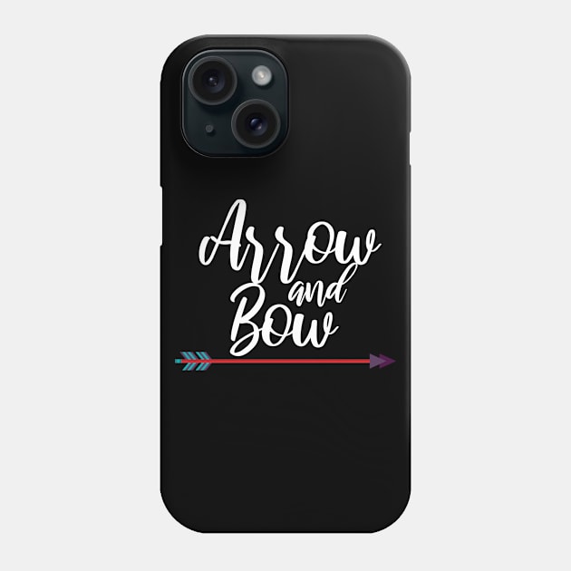 Archery arrow and bow Phone Case by maxcode