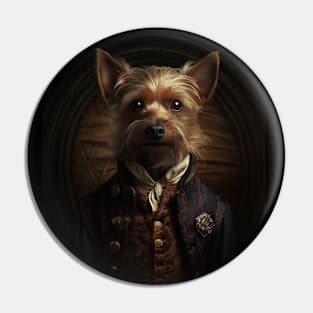 Governor Dachshund-Norwich Terrier Mix Pin