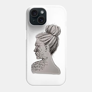 Personality is like a fingerprint HANDMADE ART DRAWING Phone Case