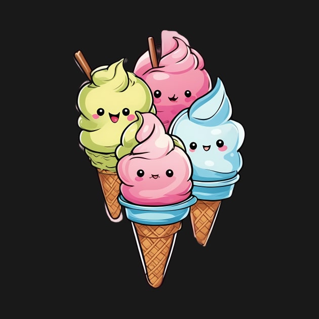 Cute Ice Cream by animegirlnft
