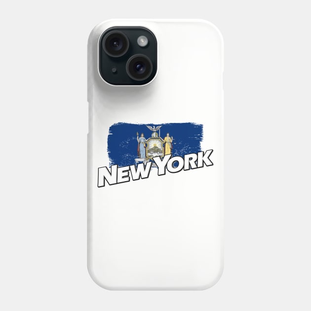 New York flag Phone Case by PVVD