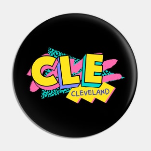 Cleveland, Ohio Retro 90s Logo Pin