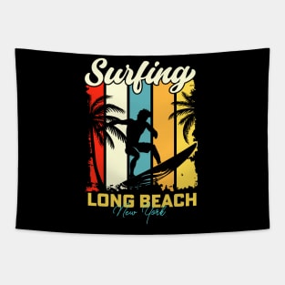 Surfing | Long Beach, New York Tapestry