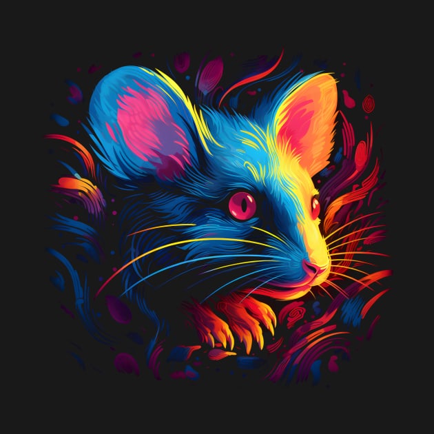 Neon Rodent #17 by Everythingiscute