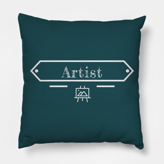 Artist Pillow by MandalaHaze