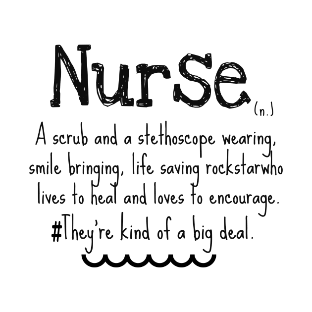 Nurse Definition, Nursing Gift, Nurse Life, Nurse Hero by NooHringShop