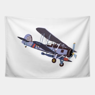 Fairey Swordfish British Torpedo Bomber Tapestry