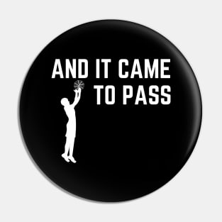 And It Came to Pass Funny LDS Mormon Church Ball Pin