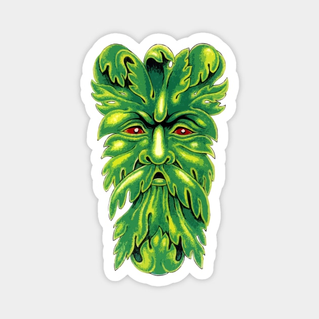 The Green Man Magnet by Buy Custom Things