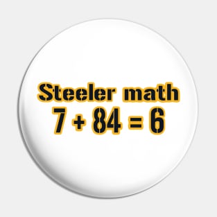 Steeler Math! Pin