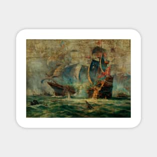 Sailboats, ships Magnet