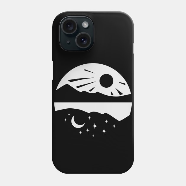 Sun and Moon Phone Case by Skatefish