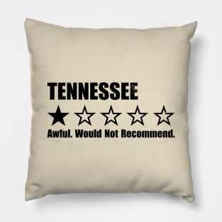 Tennessee One Star Review Pillow