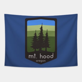 Mt. Hood, Oregon Logo Apparel and Accessories Tapestry