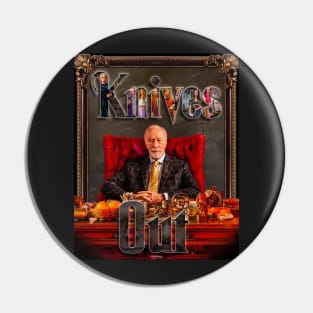 Knives Out Movie Poster Pin