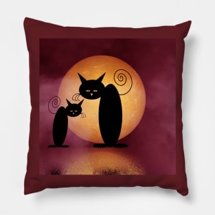 mooncats talking Pillow