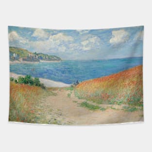 Path in the Wheat Fields at Pourville by Claude Monet Tapestry