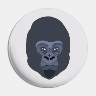 Gorilla Face Pin