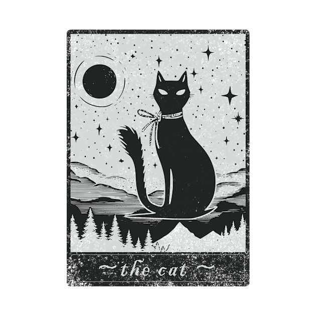 Tarot Card The Cat by xsylx